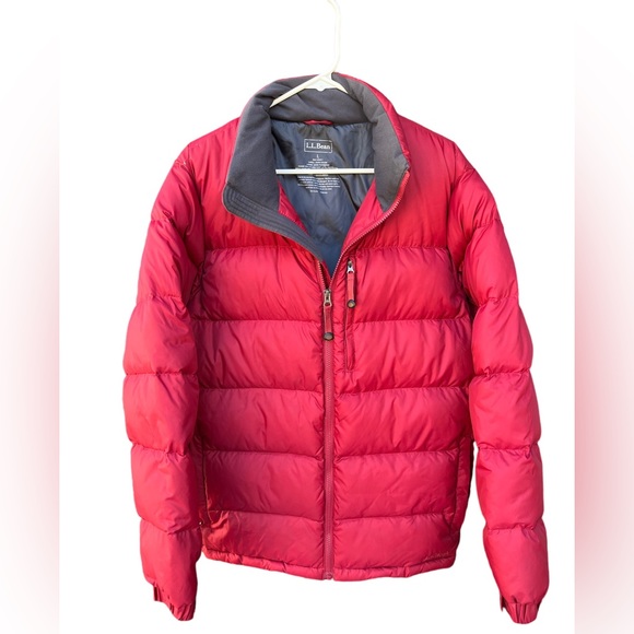 L.L. Bean Jackets & Coats Ll Bean Goose Down Puffer Jacket Red Size L Poshmark